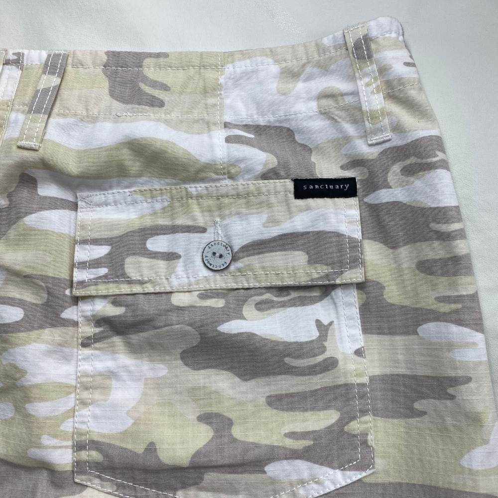 🌷Anthropologie SANCTUARY Camouflage Mini Skirt - Picture 6 of 6